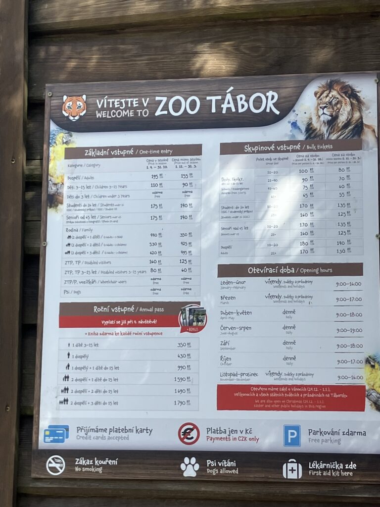 ZOO Tábor 1